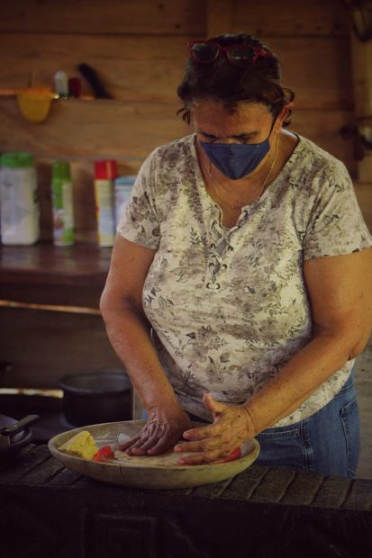 Tortillas de Maíz Palmeadas